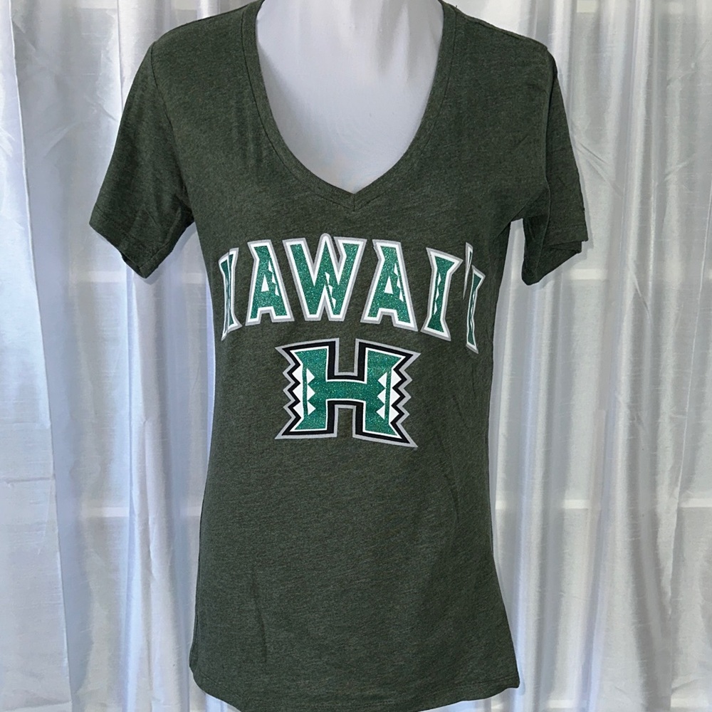 University of Hawaii Graphic T-Shirt  Sz XL/ Green